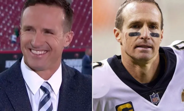 Drew Brees Makes His NBC Debut, Internet Amazed by His New Hair