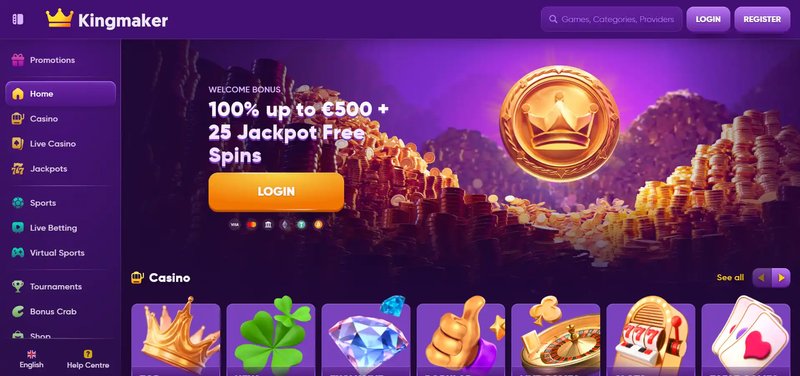 Kingmaker casino games à France