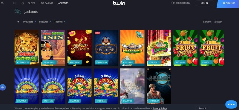 Guide de twin casino online